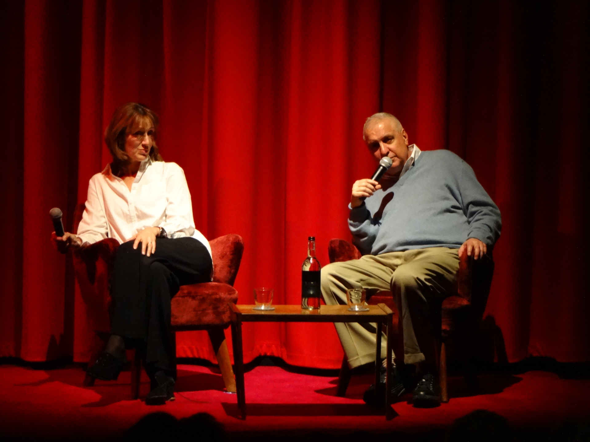 Francine Stock hosts Q&A with director Errol Morris at Olympic Studios